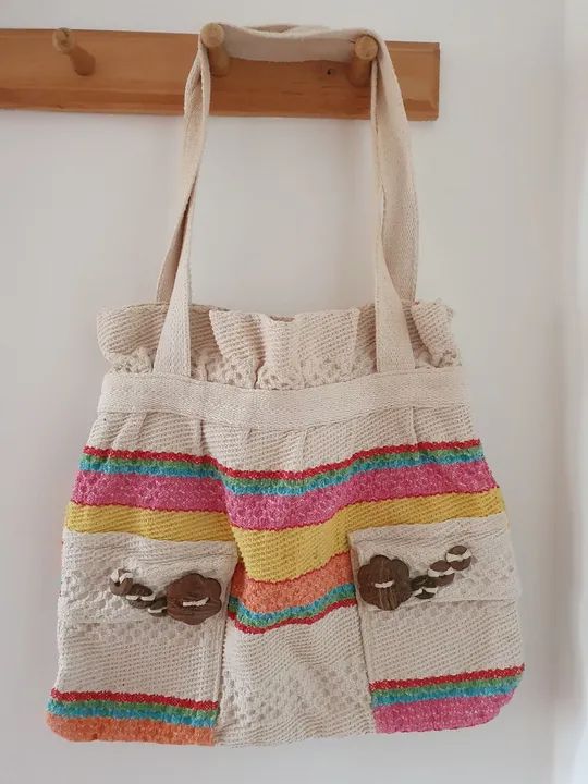 Bolsa praia com ziper