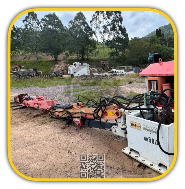 Braço rompedor hidráulico de britador primário Sandvik BB500