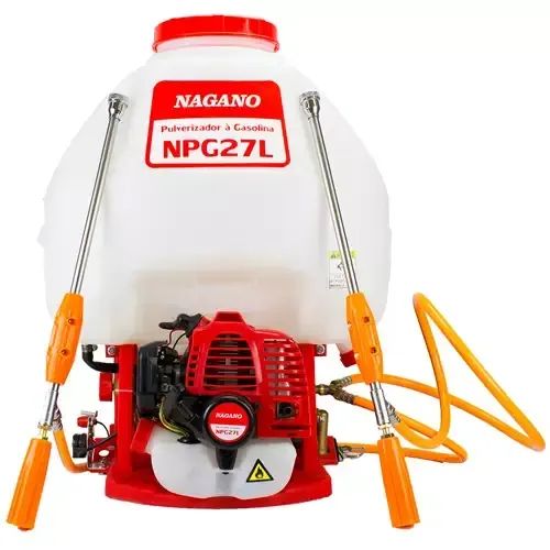 Pulverizador costal a Gasolina 25,6cc 27 Litros 2 lanças - NPG27L - E027201