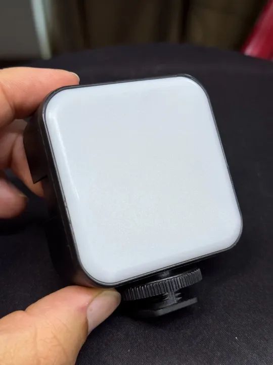 2x LED para câmera vídeo sapata videomaking USB Pilha