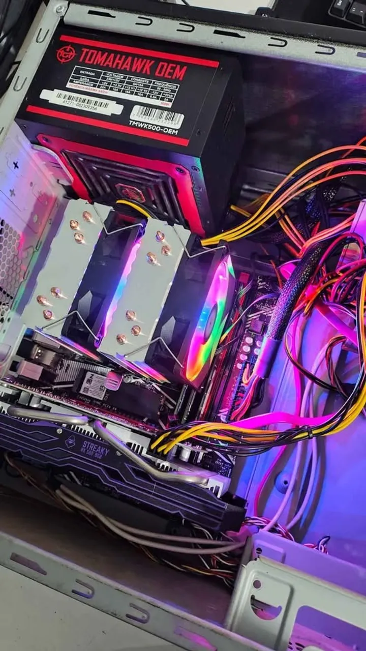 Pc Gamer E3 1230 v2 + RX 580 8gb, SSD NVME M2 256gb...