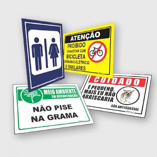 Placas de PVC Sinalização - Foto 2