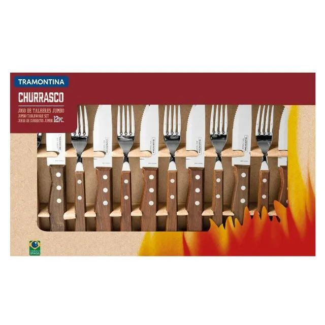 Faqueiro Jumbo Churrasco Tramontina (12 pçs)