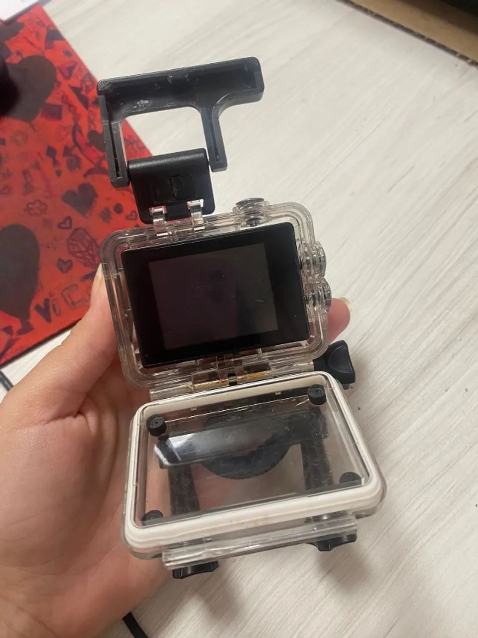 CÂMERA SPORT 4K - COM CASE PROTETORA - Foto 3