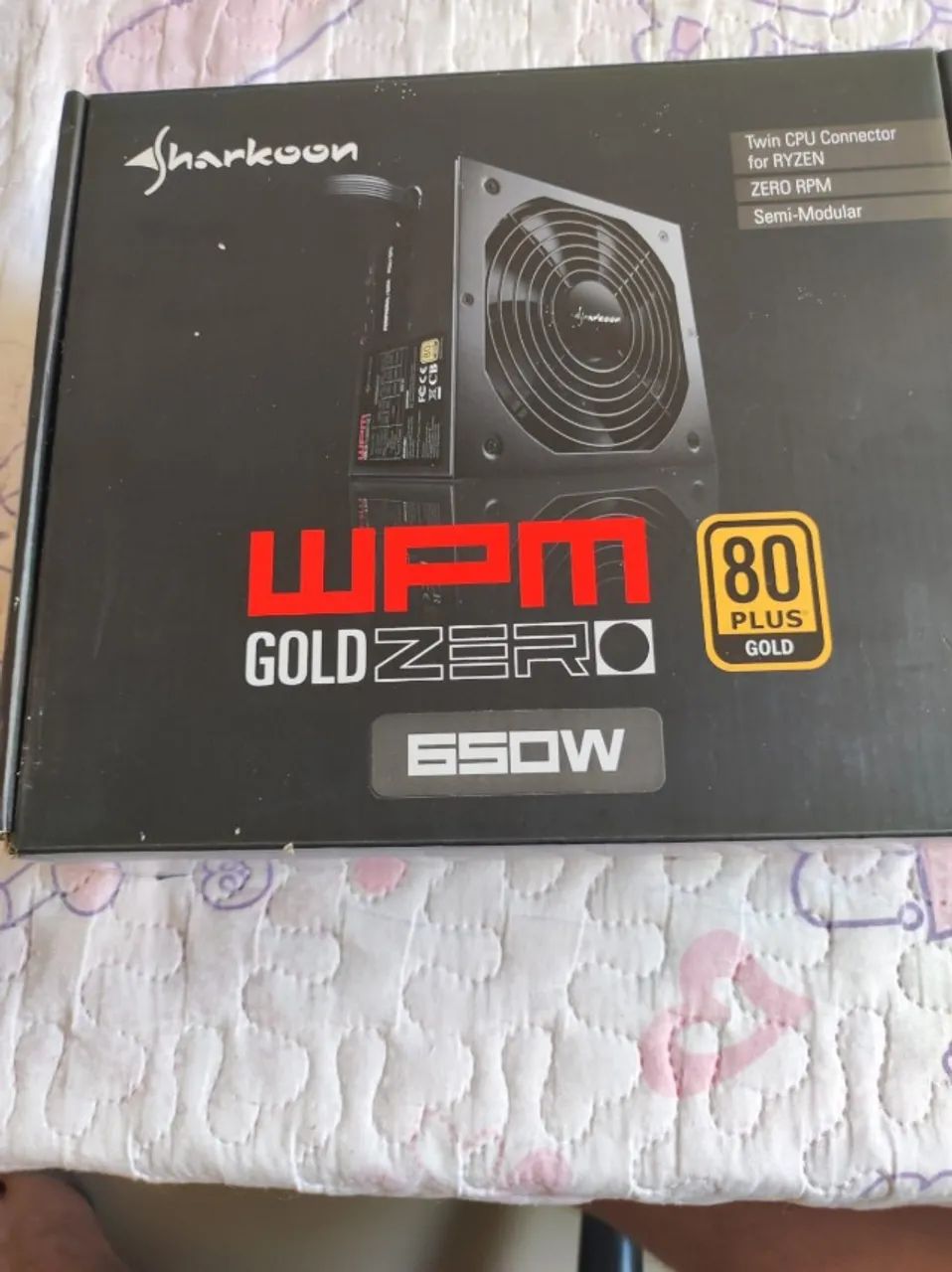 Gabiete com lateral de vidro + Fonte WPM 650w 80 plus gold - Foto 4