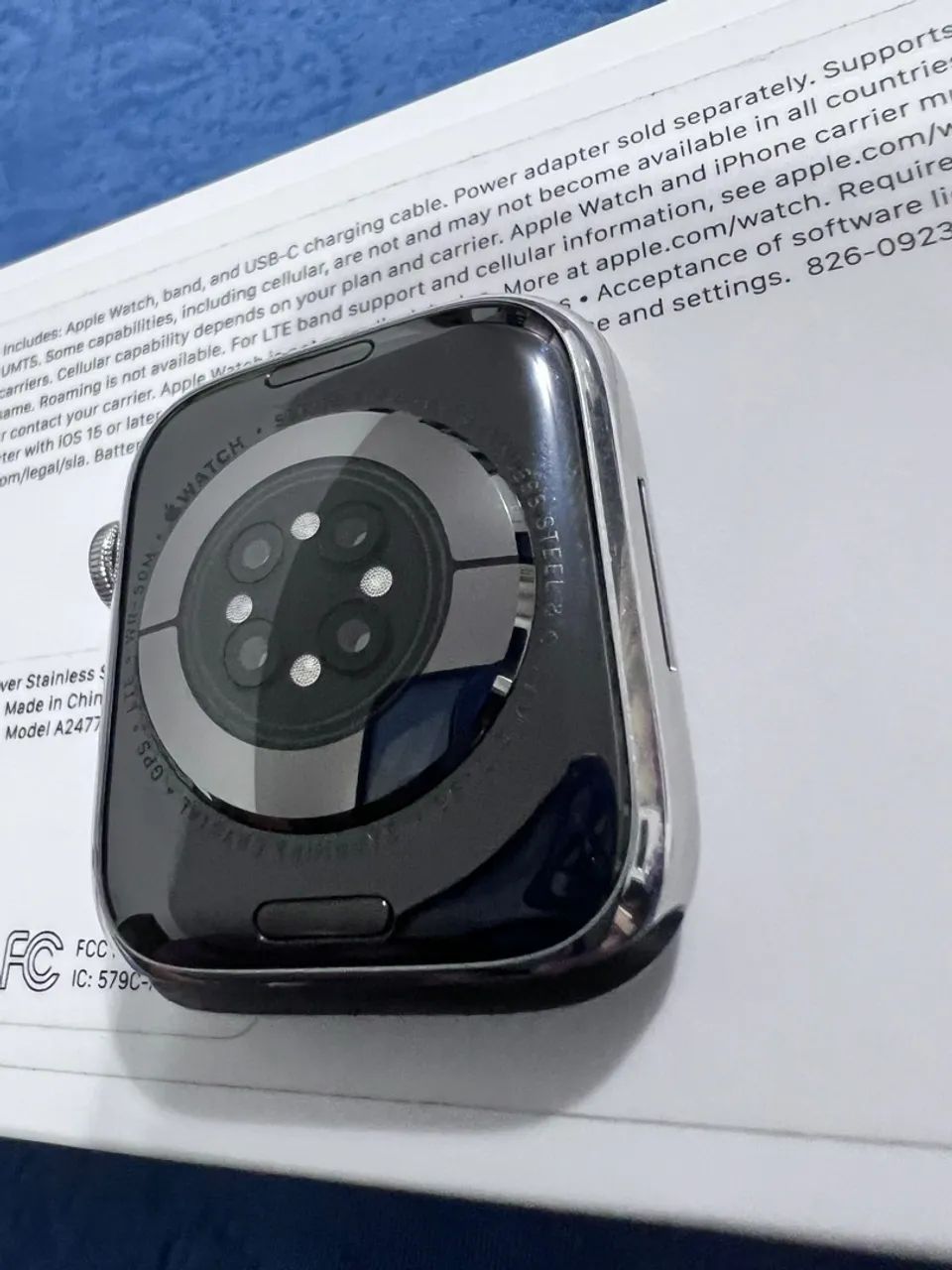 Apple Watch Series 7 45mm Prata - seminovo  - Foto 5