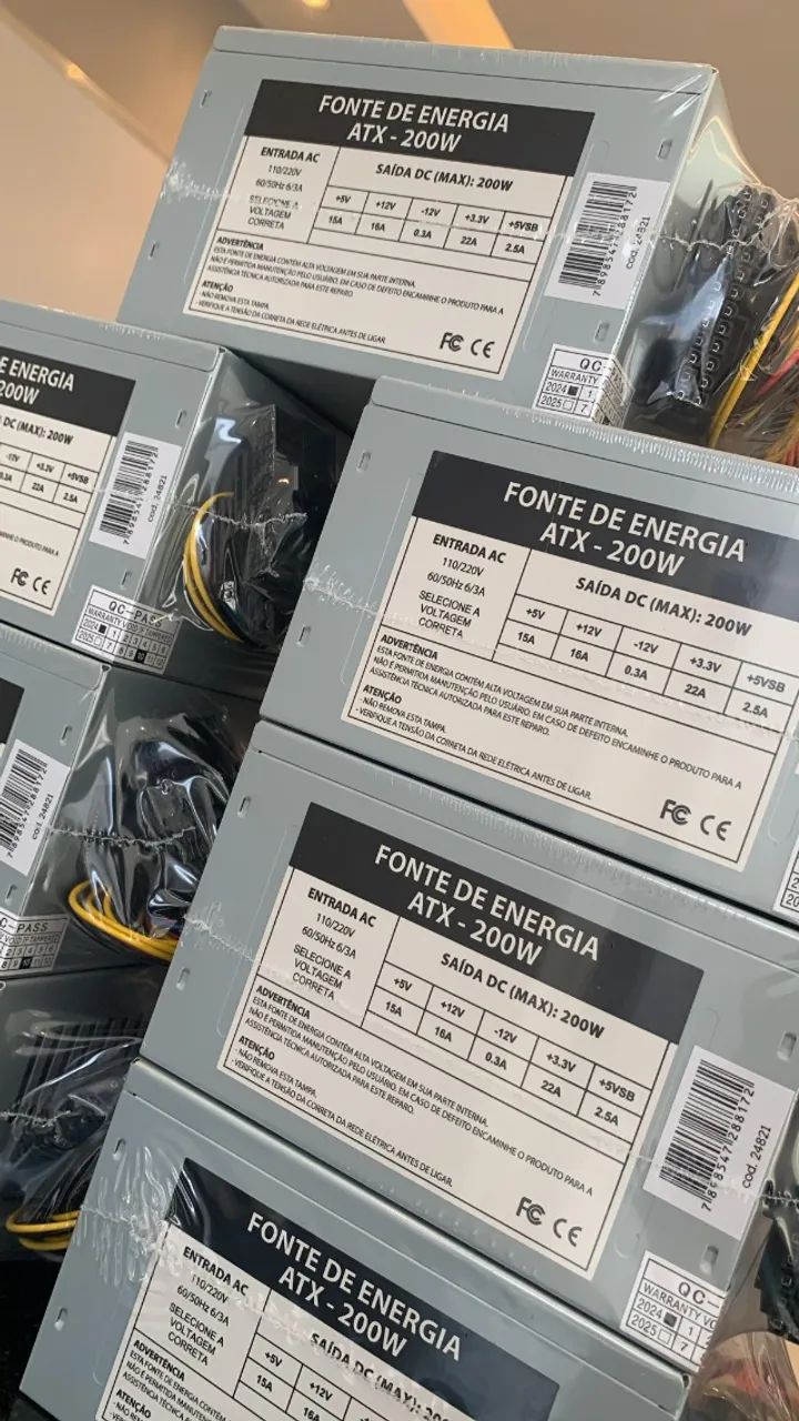 Fonte ATX 200W - novas - Foto 2