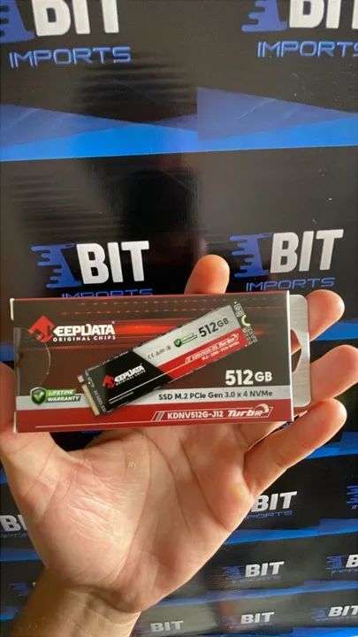 SSD M.2 512GB Nvme | KeepData| Novo Lacrado | Gen 3x4