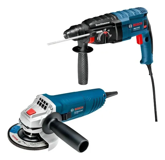 COMBO MARTELETE BOSCH 2-24 850W E ESMERILHADEIRA BOSCH GWS 850W -
