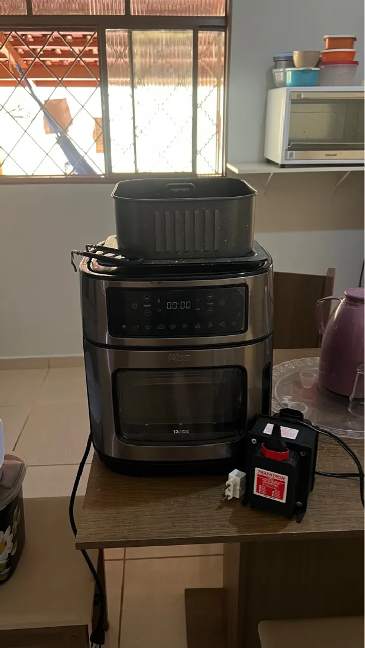 Air Fryer Forno Elétrico Wan 12L - usada a 6 meses e com garantia ainda