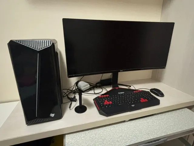 PC Gamer Completo GTX 1660 Processador i7-8700 Monitor Turvo Widescreen 34''