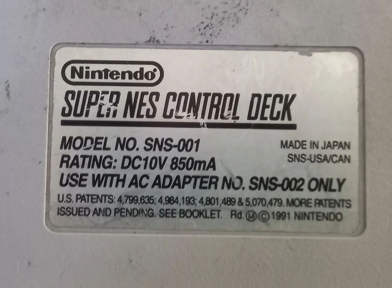 Antigo Vídeo game Super Nintendo snes made in Japan com jogo Street Fighter II  - Foto 4