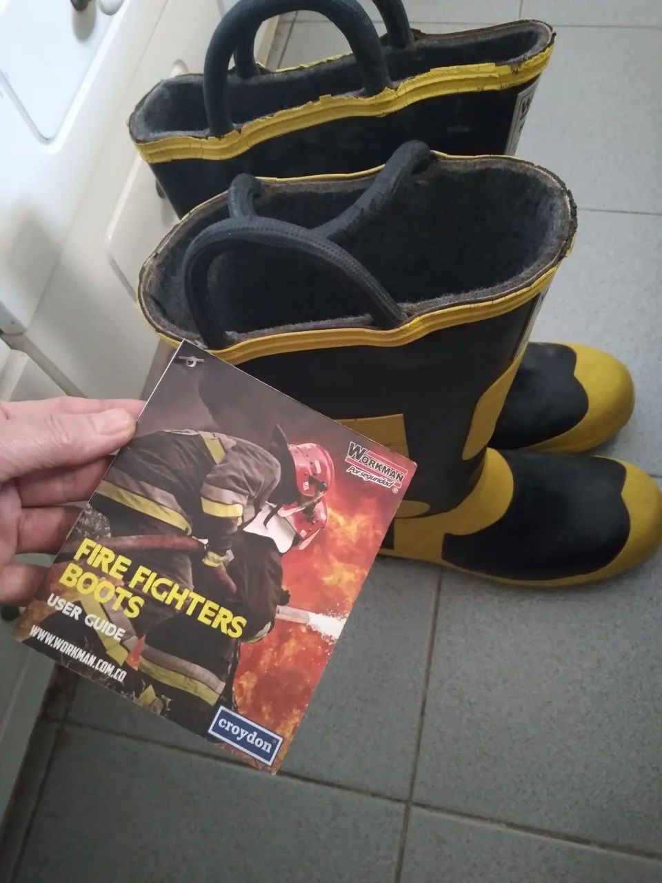 Bota de segurança para bombeiros 