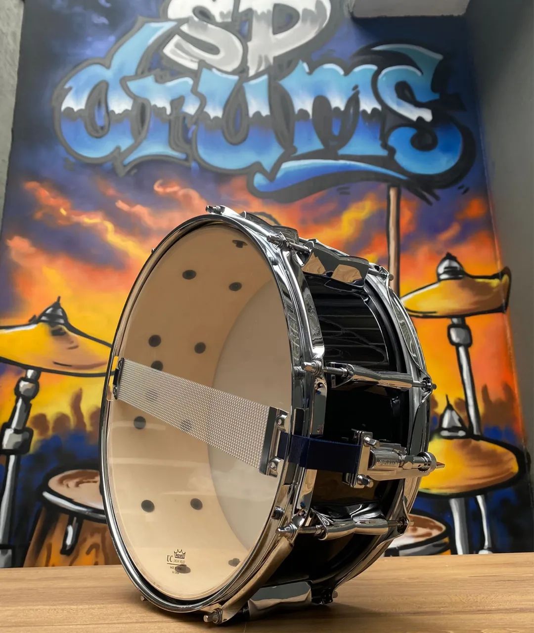 Caixa Yamaha Stage Custom Black Lacquer 14x5,5 - Foto 2