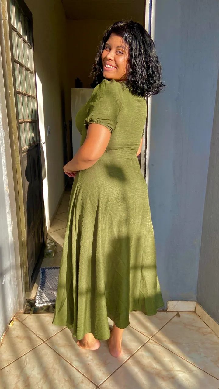 Vestido GG verde - Foto 2