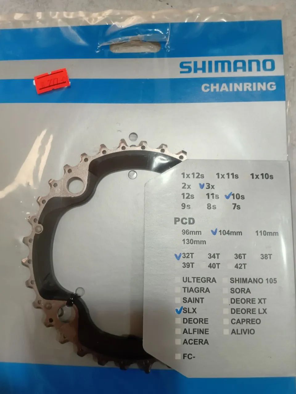 Coroa shimano slx fcm660 32 dentes