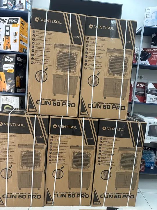 Climatizador Evaporativo Ventisol Clin 60 Pro - Novo