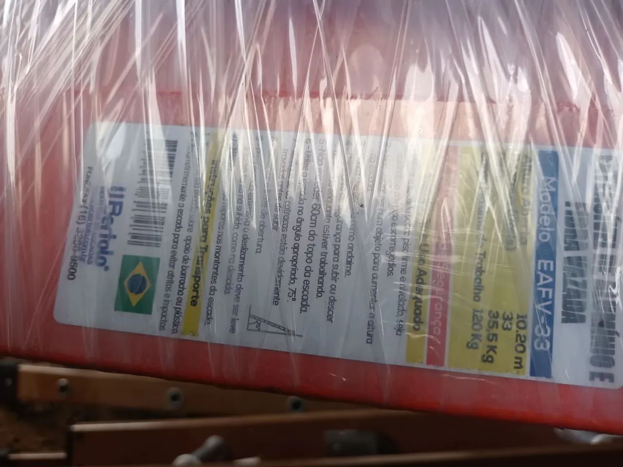 Escada extensiva de fibra de 10,2 metros  - Foto 6