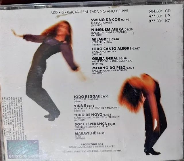 Cd Daniela Mercury - 1º Album - 1991 - Foto 2
