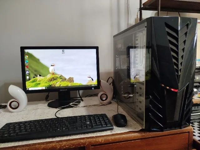 Computador completo  Intel  i5 6400, 2,70Ghz, 4Gb DDR4, 500hd, Geforce GTX 650, monitor 18