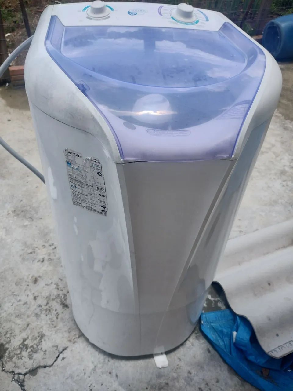 Máquina de lavar roupa Eletrolux LTC07 turbo compacta 7 Kg