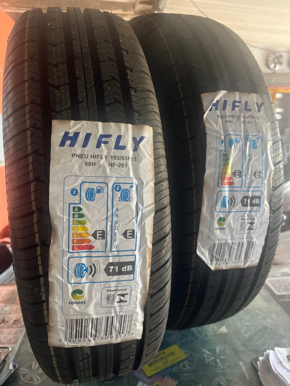 Pneus Hifly 185/65R15 e 195/65R15 Novos