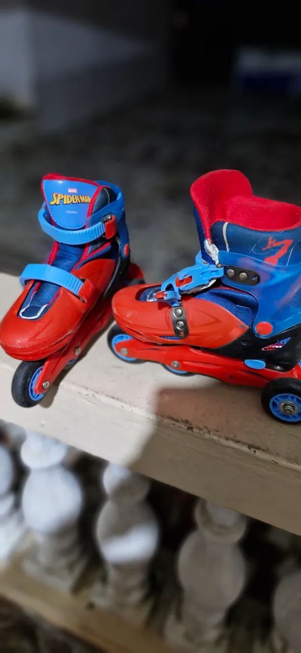 Patins infantil modelo homem aranha - Foto 2