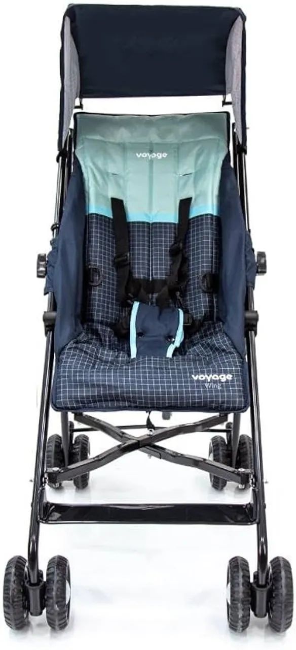 Carrinho de Bebê Voyage Wing - Azul e Bege