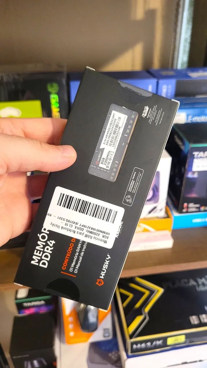 Memória Ram notebook 8GB, DDR4, nova, lacrada com garantia de 1 ano! - Foto 4