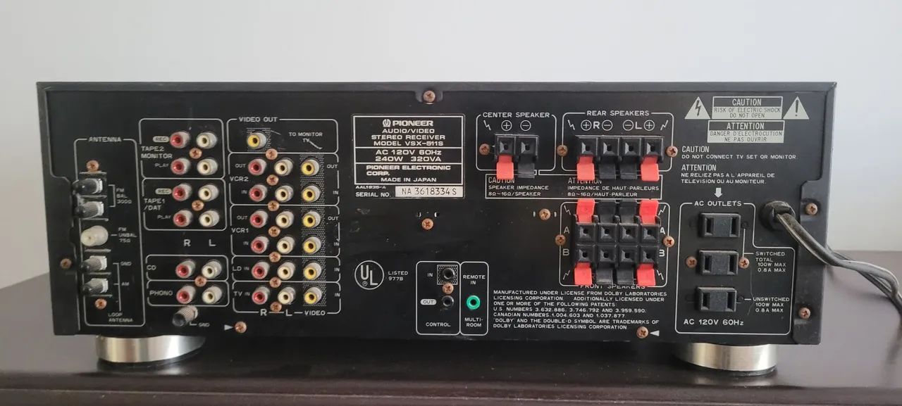 Receiver Pioneer VSX-511S - Foto 4