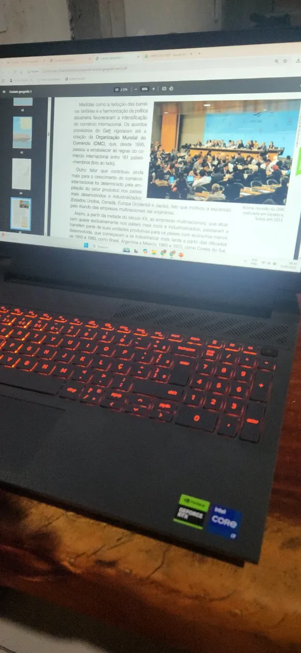 Notebook dell gamer G15, I7, modelo 5530