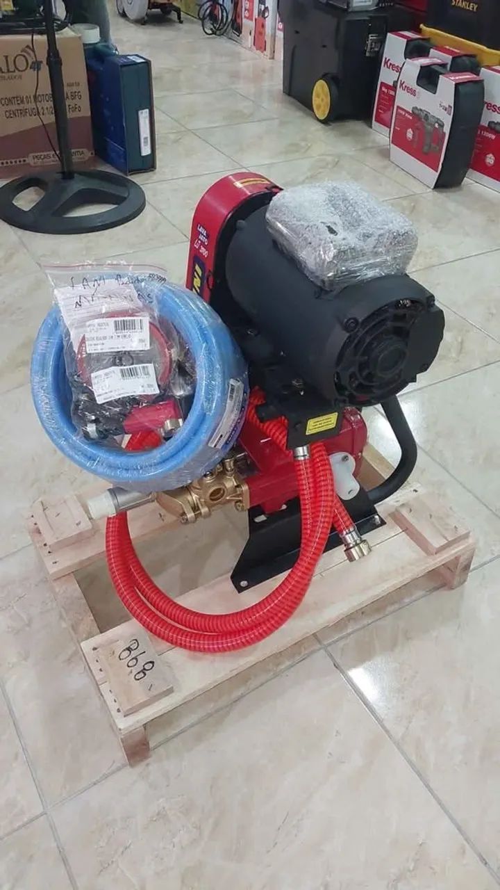 Lavadora para Lavajato Profissional de 3cv e 10m de mangueira Chiaperini(Nova) - Foto 3