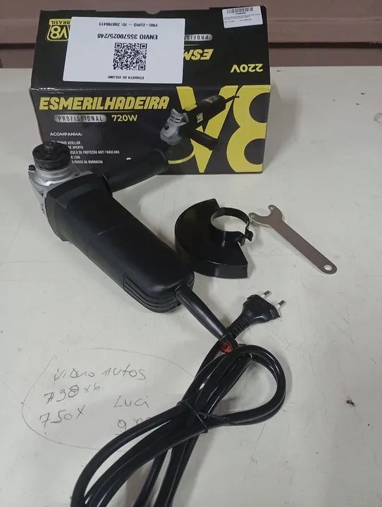 Lixadeira nova zero 720w barato cuida! - Foto 2