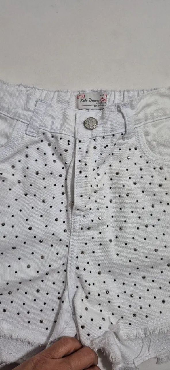 Short branco infantil - Foto 3
