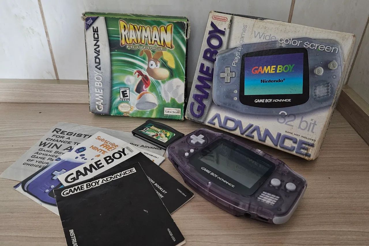 Gameboy Sp Rayman Game Boy Advance + Rayman Advance CIBs - Consoles de Vídeo Game ...
