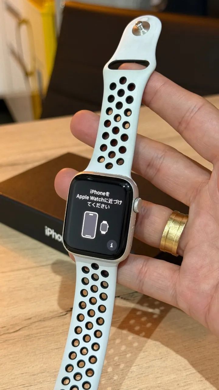 Apple Watch SE 44mm Nike Prata - Loja física! Com 90 dias de garantia! Até 18x no cartão!