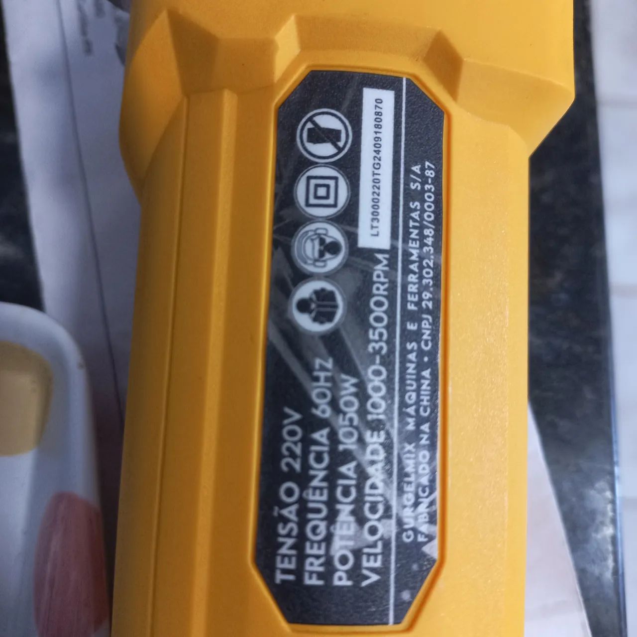 Politriz Angular 6'' 1050W Nova. 220v - Foto 3