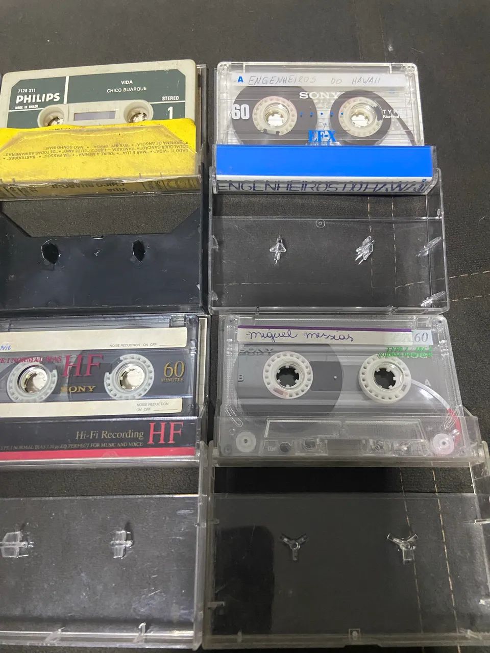 Lote 10 fitas k7 áudio gravadas usadas  - Foto 3