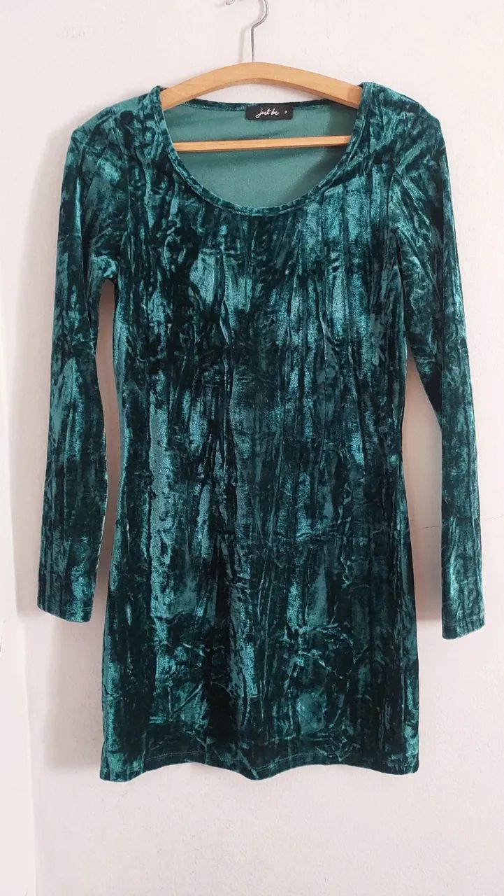Vestido veludo Renner - P