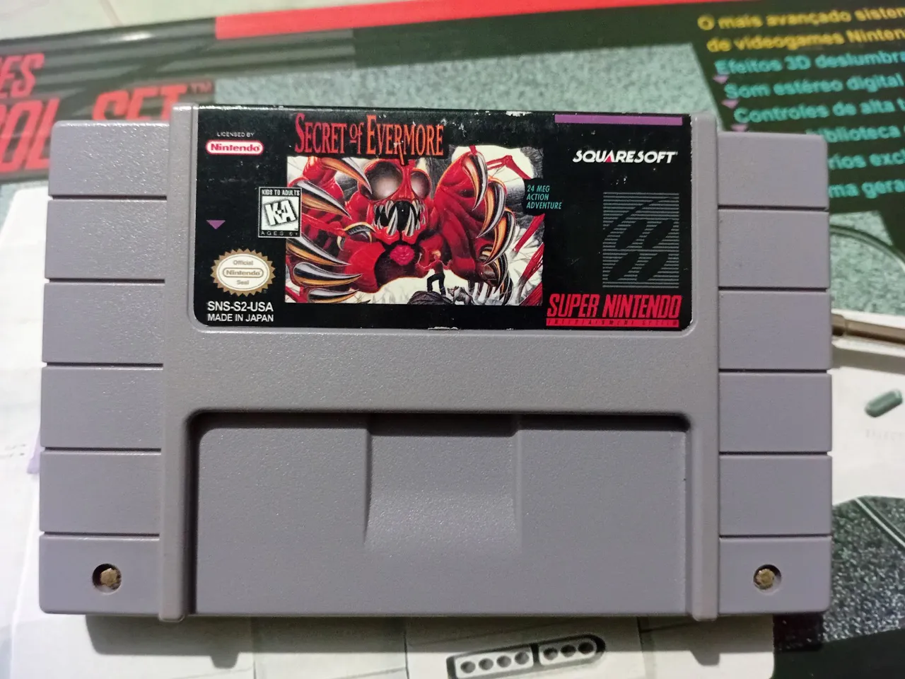 Secret of Evermore - Super Nintendo (SNES) Relabel
