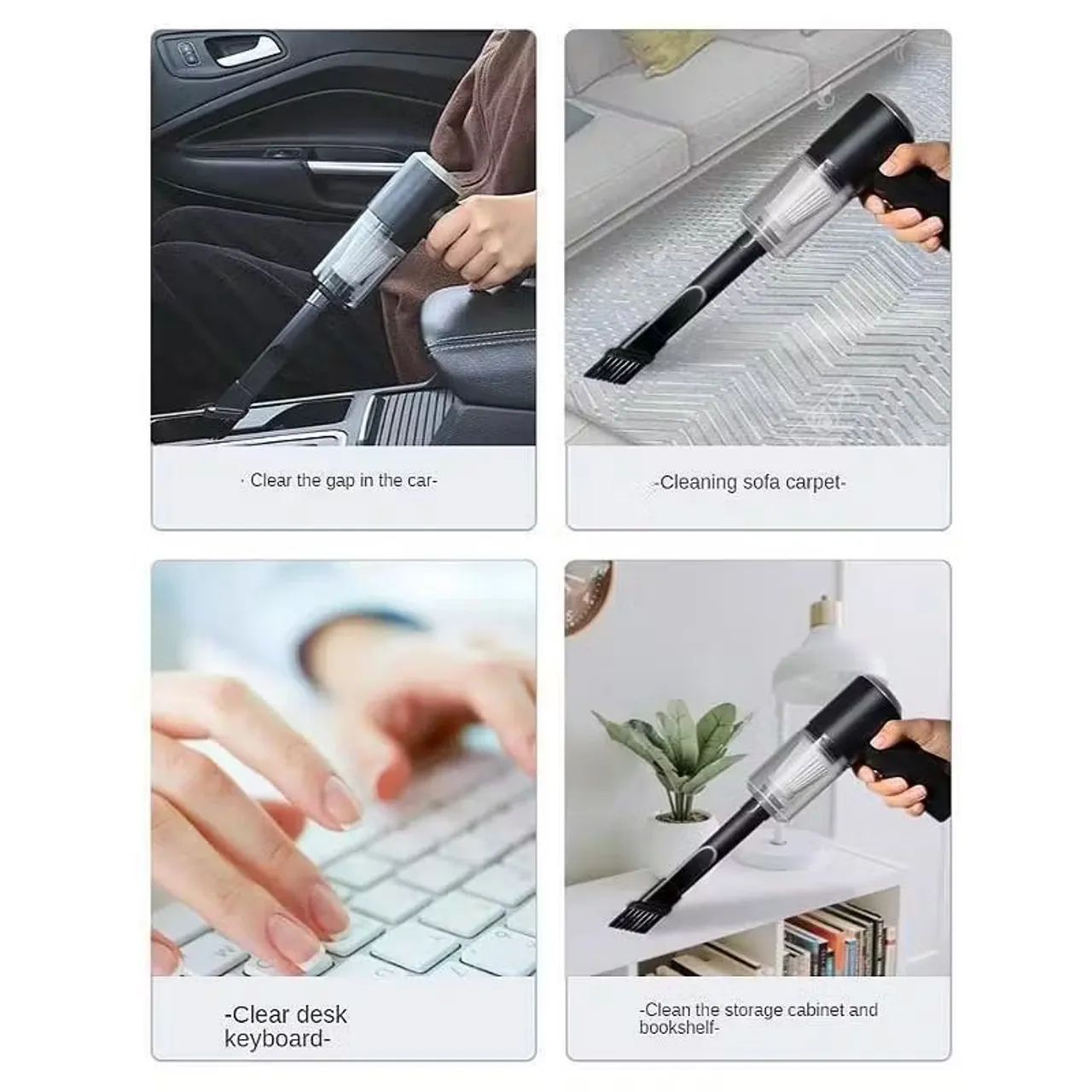 Aspirador de Pó Portátil usb aspira cantos dificeis - Foto 6