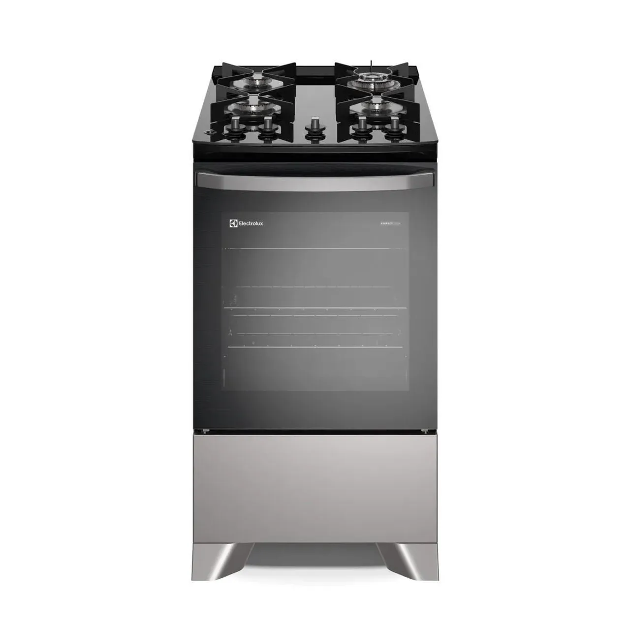 Fogão Electrolux 4 bocas, mesa de vidro