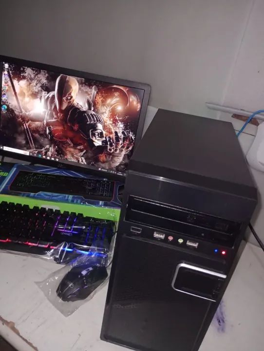 PC COMPLETO CORE I7 / 8GB DE MEMÓRIA/ SSD120GB/HD1TB/MONITOR 19.8"/TECLADO E MOUSE( leia ) - Foto 2