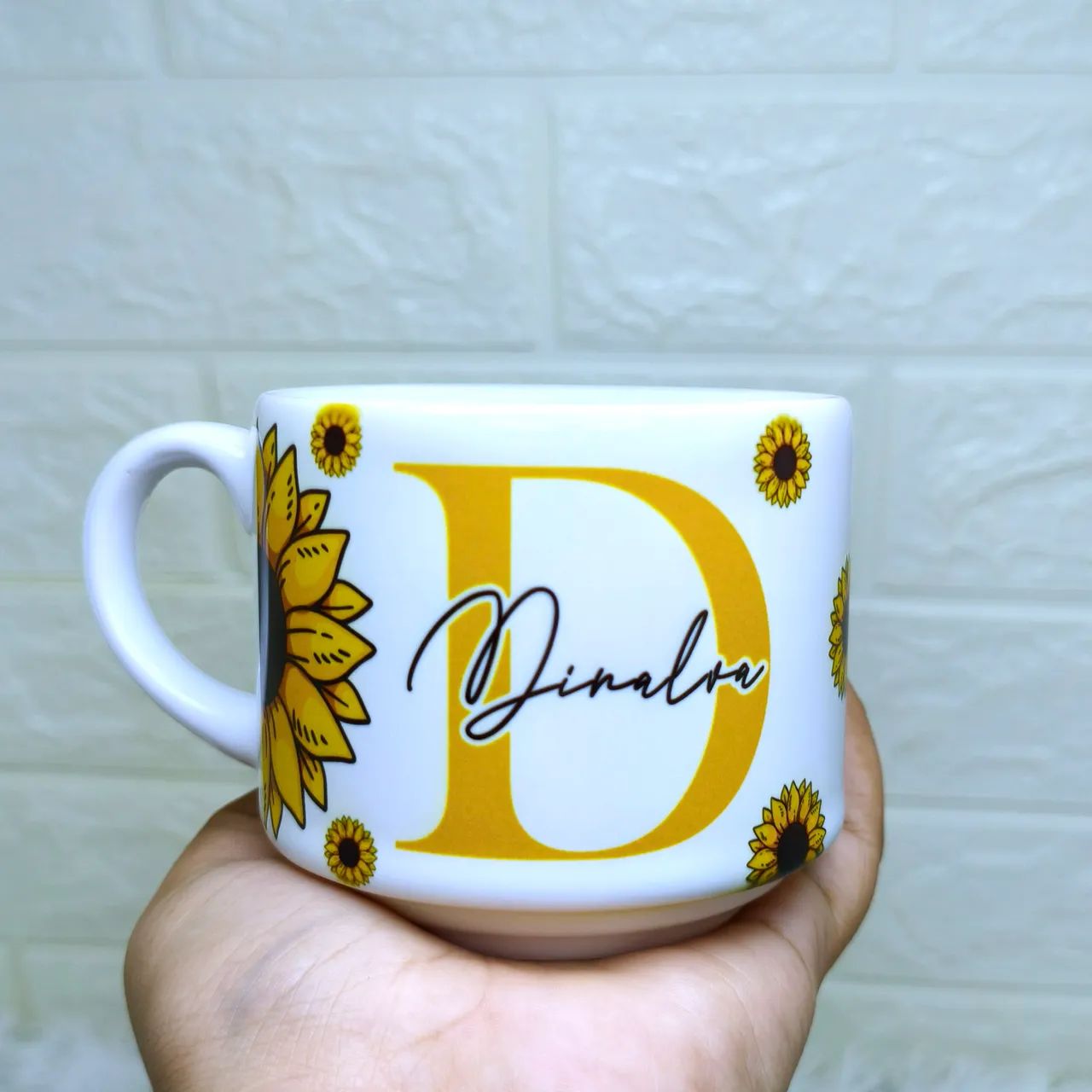 Xícara Personalizada De Girassol  - Foto 3