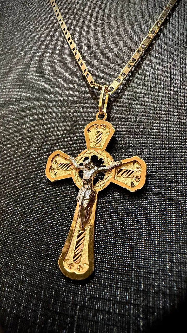 Conjunto Italiano em Ouro 18k em Promoção! - Foto 3