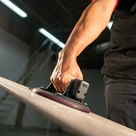Ventosa De Sucção Vacuo 200mm Cortag A Bateria 150 Kg Maleta - Foto 3