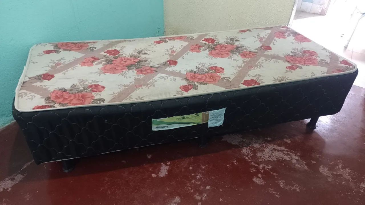 CAMA SOLTEIRO BOX EM PERFEITO ESTADO - Foto 5