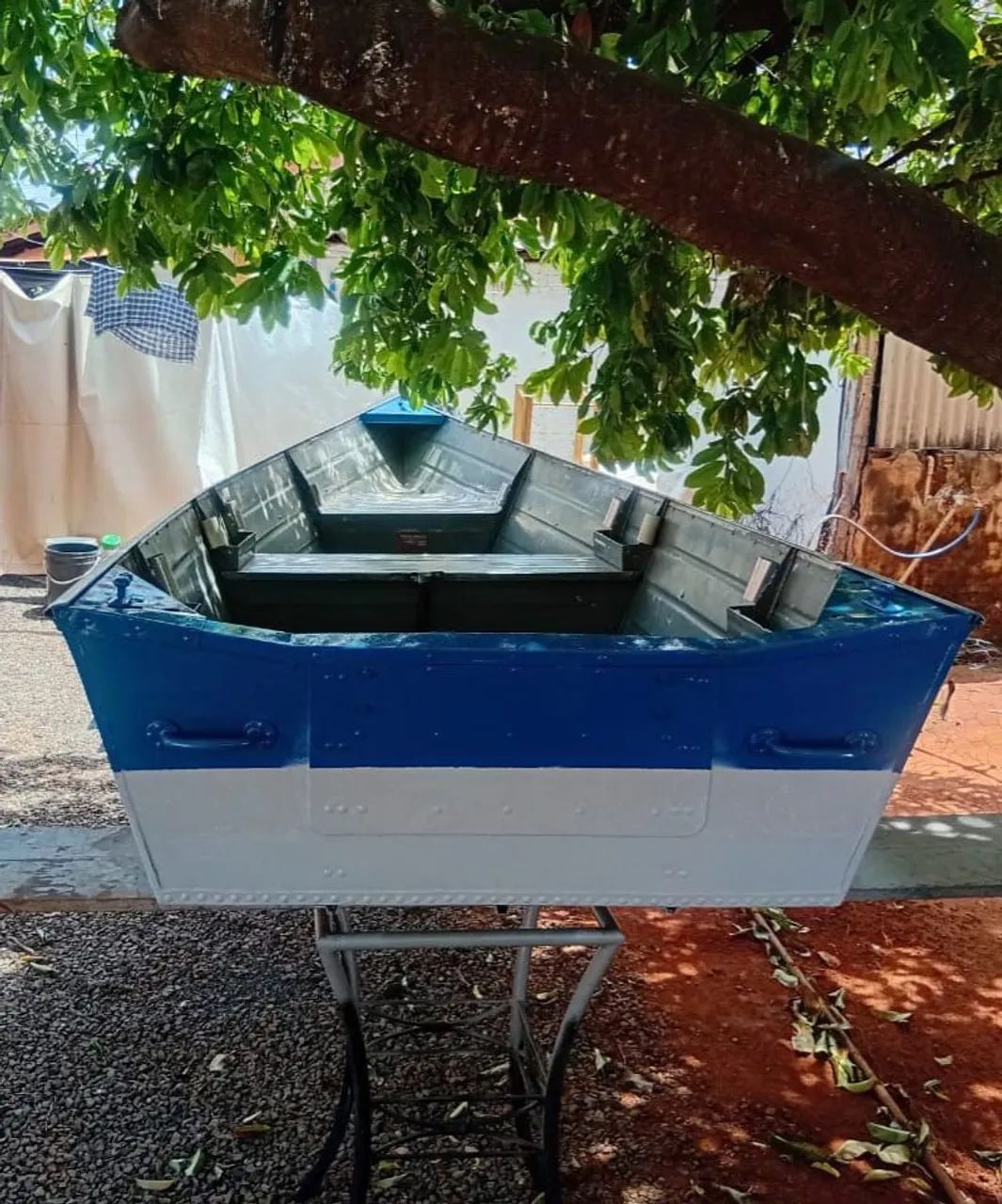 Barco de alumínio borda alta 4 mts - Foto 4