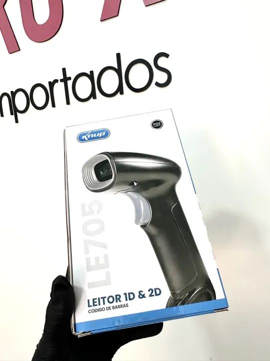 Leitor de Código de Barras Knup LE705 1D & 2D