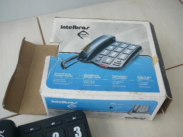 Telefone fixo (com fio) Tok Fácil - Intelbras (mostruário) - Foto 3